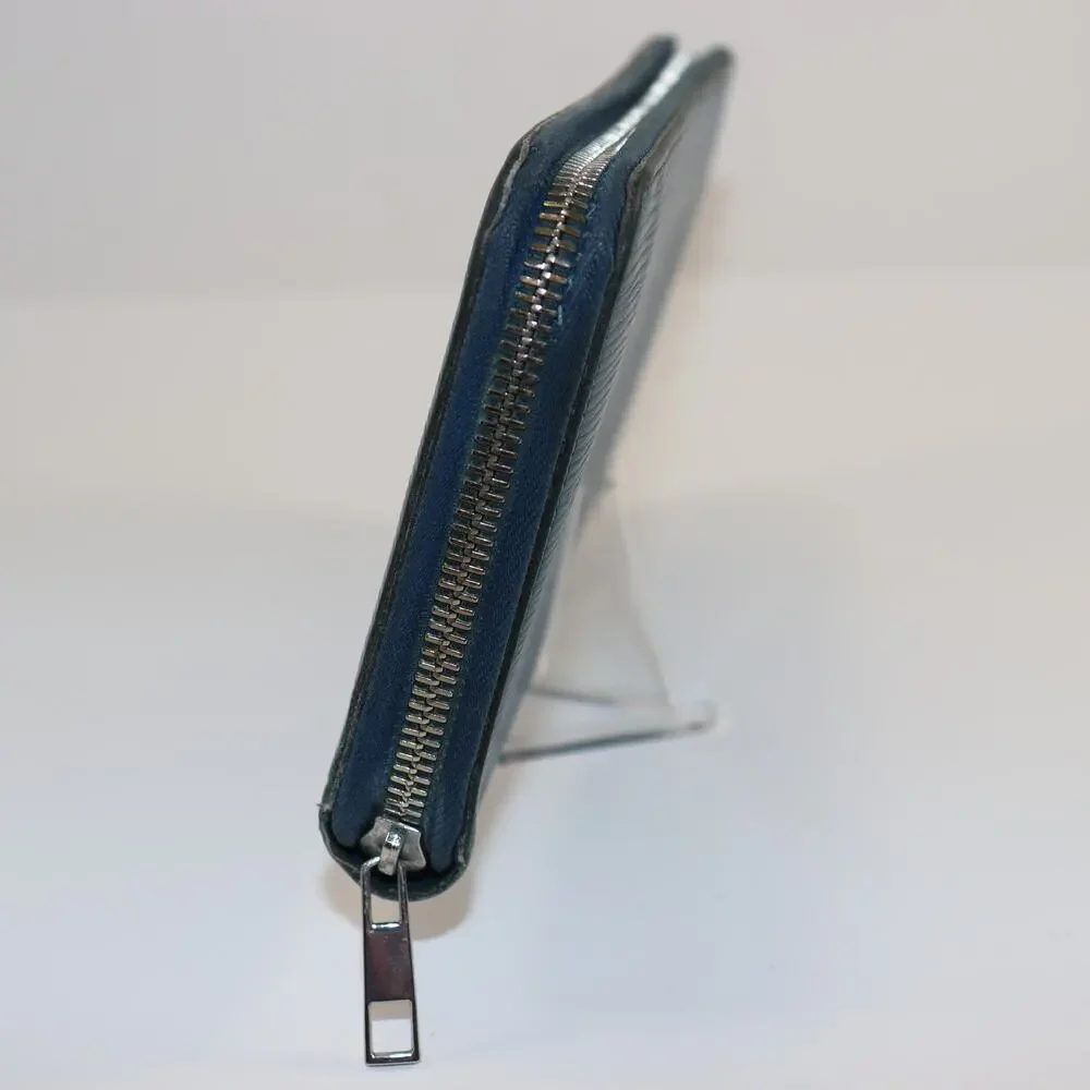 Louis Vuitton‎ Blue Epi Leather Zippy Wallet – Long Style, Wear on Corners